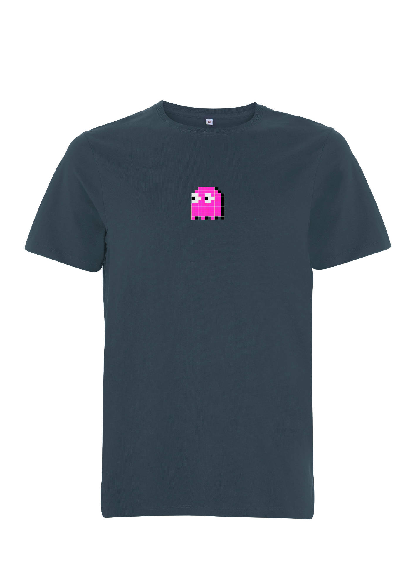  Unisex FairWear T-Shirt aus Biobaumwolle mit  schwarzem Aufdruck "Retro Geist"
